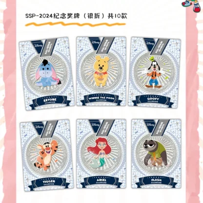 Card Fun Disney Stars Games Cards Winnie the Pooh Mickey Mouse Collection Anime Peripherals Version Cards Hobby Gifts Toys - Image 3