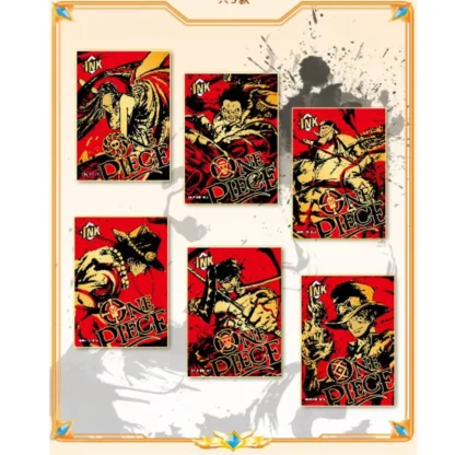 One Piece Cards Japanese Anime Character Collection Cards Booster Box Full Set Luffy Roronoa Paper Playing Card Game Kid Toys - Image 4