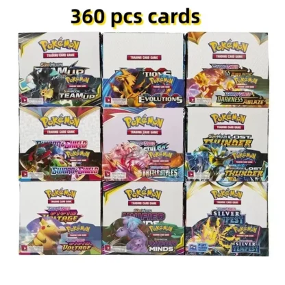 New 360Pcs Box Pokemon Card Shining Fates Style English Booster Battle Carte Trading Card Game Collection Cards Toys Kids Gifts