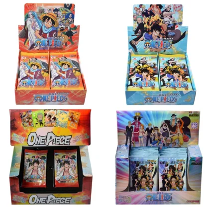 Genuine Anime One Piece Collection Cards Trading Game Luffy Sanji Nami TCG Booster Box Game Cards