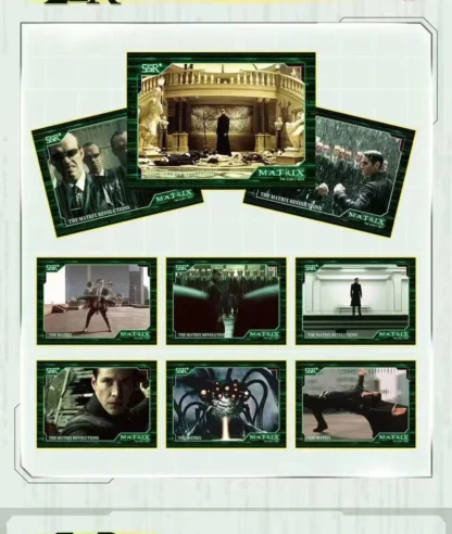 New Matrix The First Peripheral Collection Cards Pack Movie Character Rare SSP TCG Game Playing Card Children Birthday Gift - Image 4