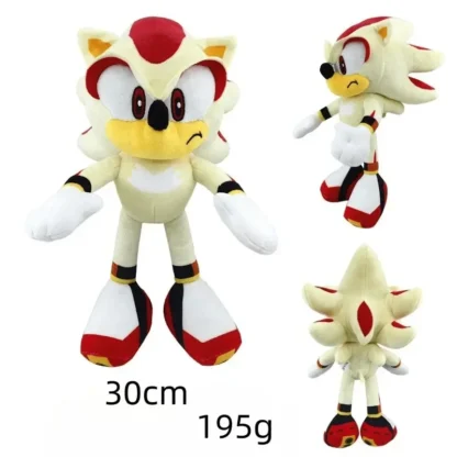 Cartoon Anime Super Sonics Toy Doll Infinite Shadow The Hedgehog Lovely Graffiti Printing Children Toy Movies Christmas Gifts - Image 3