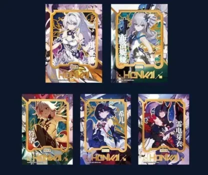 New Honkai Star Rail Card Cold Ironing Process Metal Card Anime Game Genshin Impact Honkai Star Railway Classic Collectible Card - Image 4