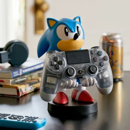 Anime Sonic Figure Hedgehog Phone Holder Switch PS4 PS5 Xbox Game Controller Holder Action Figure Model Toys Children Fans Gift