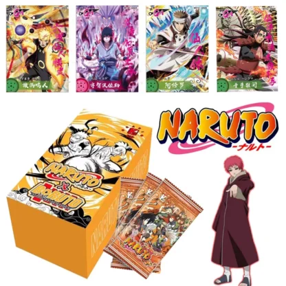 New KAYOU Original Naruto Cards Uzumaki Sasuke Ninja Game Collection Rare Cards Box Flash Cards Toys For Children's Toy Gifts