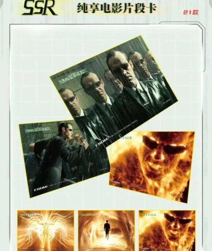 New Matrix The First Peripheral Collection Cards Pack Movie Character Rare SSP TCG Game Playing Card Children Birthday Gift - Image 6