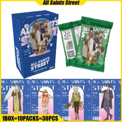 HITCARD All Saints Street Cards Monster Party Anime Collection Cards Mistery Box Board Game Toy Birthday Gift for Boys and Girls