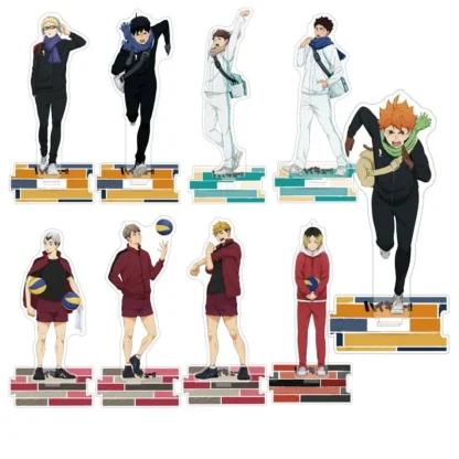 Anime Haikyuu!! Acrylic Stand Kageyama Tobio Volleyball Boys Figures Characters Model Desktop Plate Standing Signs Fans Gifts