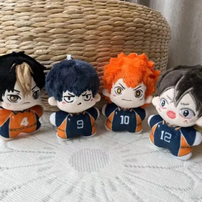 Anime Key Chain Haikyuu Plush Doll Hinata Shoyo kageyama tobio Game Pendant Keychain Soft Stuffed Toy Kids Christmas Gift - Image 4