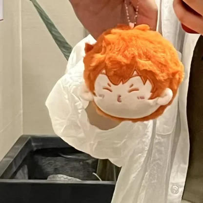 New10cm Anime Haikyuu Plush Toy Mini Volleyball Boy Plush Doll Shoyo Hinata Kei Tsukishima Figure Pendant Keychain Toy for Gift - Image 4