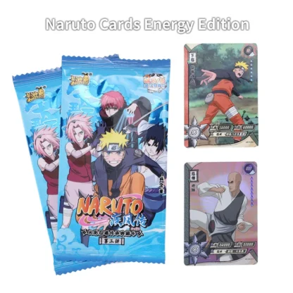 Naruto KAYOU Card Energy Edition Uzumaki Uchiha Haruno Hatake Anime Figures Hero Peripheral Paper Game Flash Boy Toy Gift 150PCS - Image 4