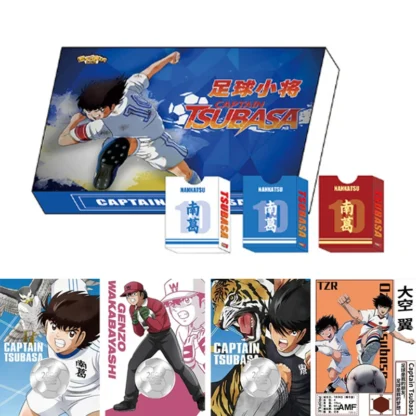 New Genuine Captain Tsubasa Collection Cards Anime Figure Ozora Tsubasa Ryo Ishizaki Rare Flash XR GMR SSP Card Toys Game Gifts