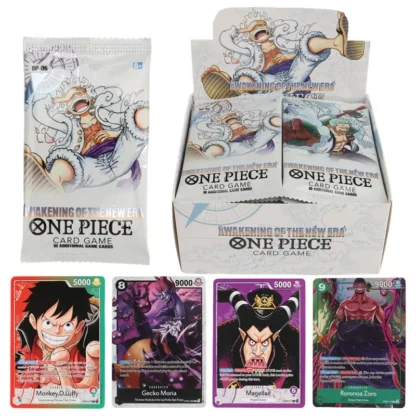 300PCS One Piece Nika Luffy Game card Collection Anime Figure Zoro Boys Toys English Trading card TCG Gifts