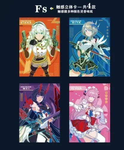 New Honkai Star Rail Card Cold Ironing Process Metal Card Anime Game Genshin Impact Honkai Star Railway Classic Collectible Card - Image 6