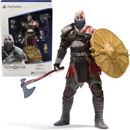 Spin Master Toys God of War Ragnarok Kratos 6-inch Movable Figures Figures The Shapes Collection, for PS5 Fans & Collectors