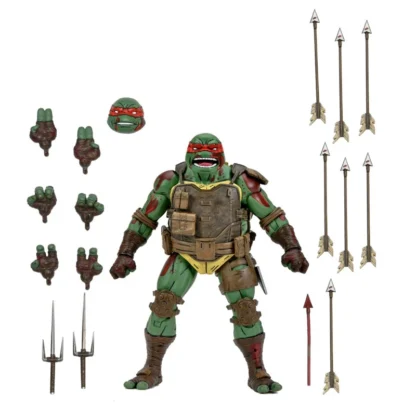 NECA Teenage Mutant Ninja Turtles The Last Ronin Ultimate First to Fall Raphael 7” Scale Action Figure NECA 100% Original 2