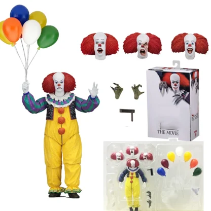 NECA Pennywise Leatherface Figure Joker Stephen King Clown Ultimate Horror Toy Doll Action Figure Model Birthday Gifts 5