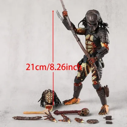 NECA Ultimate City Hunter Predator 2 1990 Joints Moveable Action Figure Toy 6