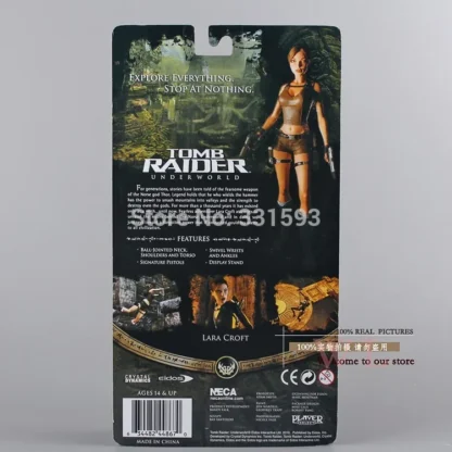 NECA Tomb Raider Underworld Lara Croft PVC Action Figure 7" 18CM New in Box 4