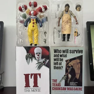 NECA Pennywise Leatherface Figure Joker Stephen King Clown Ultimate Horror Toy Doll Action Figure Model Birthday Gifts 1