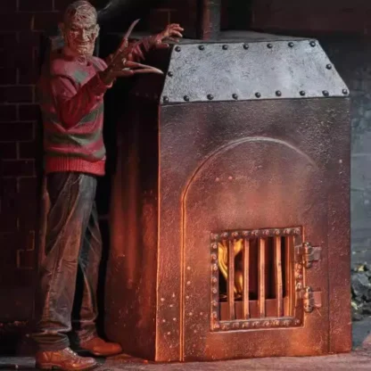 NECA NIGHTMARE ON ELM STREET - FREDDY'S FURNACE DIORAMA Action Figure Measures 9 4