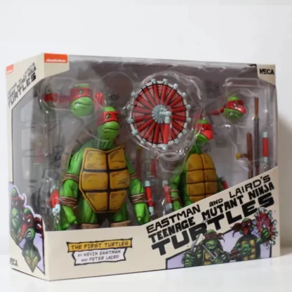 NECA Ninja Turtles Eastman And Laird Anime Figure Comic Version 7-Inch 2pk The First Turtles Action Figure Toys Gift 4