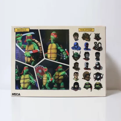 NECA Ninja Turtles Eastman And Laird Anime Figure Comic Version 7-Inch 2pk The First Turtles Action Figure Toys Gift 5