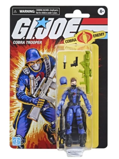 G.I. Joe GI JOE Retro Hanging Card 3.75-inch Action Figure COBRA COMMANDER DUKE LADY JAVE COBRA TROOPER Trendy Toys Holiday Gift - Image 5