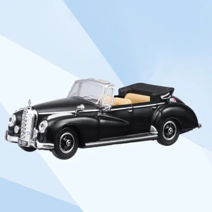 Die-cast Car Model 1:87 Simulation Type 1955-300C Limousine Cabriolet Classical Retro Cars Model Vehicle Toys for Collection