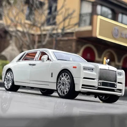 1/20 Rolls-Royce Phantom SUV Alloy Diecasts Car Model Toy With Pull Back Function Limousine Vehicle Models For Boy Birthday Gift