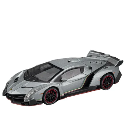 1:24 Lamborghinis Veneno Supercar Alloy Cast Toy Car Model Sound and Light Children's Toy Collectibles Birthday gift - Image 5