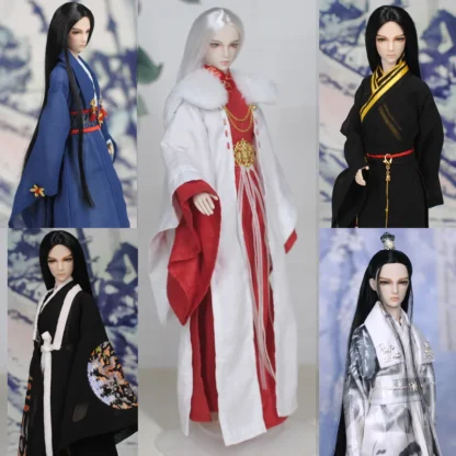 30cm Doll Chinese Ancient Costume Accessories 1/6 Male BJD Doll Figures Flexible Body Boy Doll Long Hair Boyfriend Toys Gift - Image 4