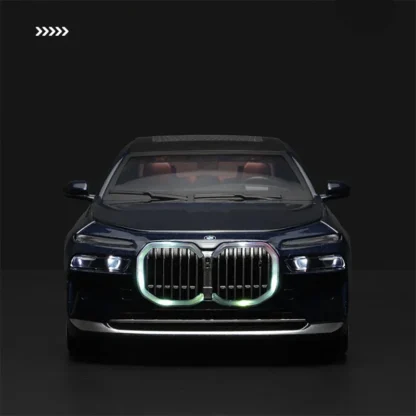 1:24 BMW 7 Series i7 G70 Alloy Luxy Car Model Diecast Metal Toy Limousine Pure Electric Vehicles Car Model Sound Light kids Gift - Image 6