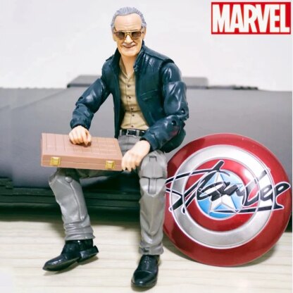 Marvel Legends Stan Lee Cartoon Action Figure 6 Inch E9658 Collectible Model Toy Cartoon Toys Collection Gifts Hot