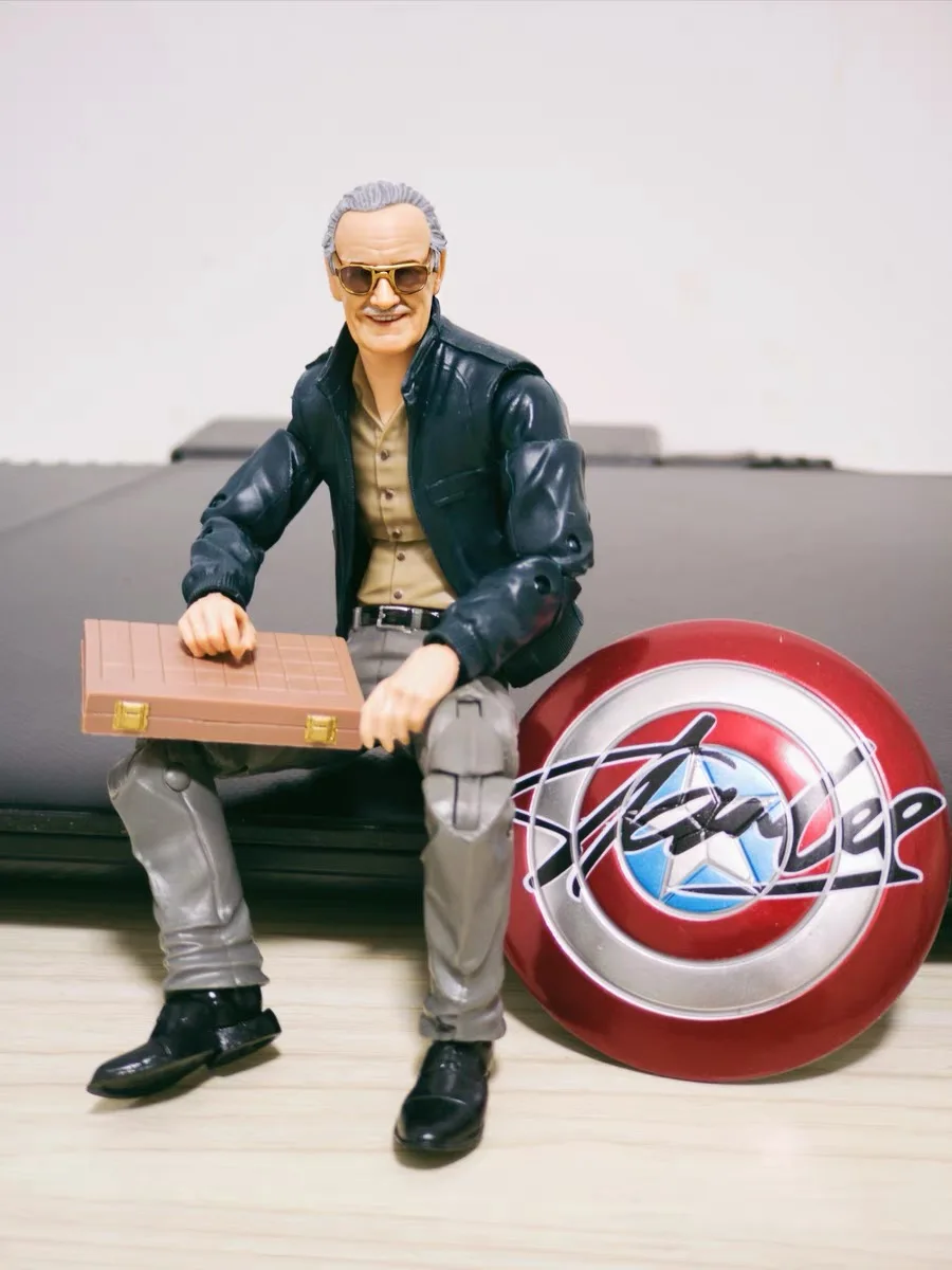 Marvel Legends Stan Lee Cartoon Action Figure 6 Inch E9658 Collectible Model Toy Cartoon Toys Collection Gifts Hot