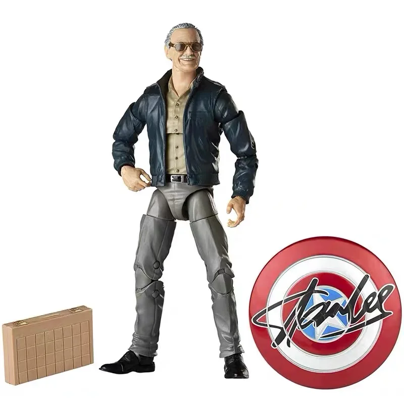 Marvel Legends Stan Lee Cartoon Action Figure 6 Inch E9658 Collectible Model Toy Cartoon Toys Collection Gifts Hot