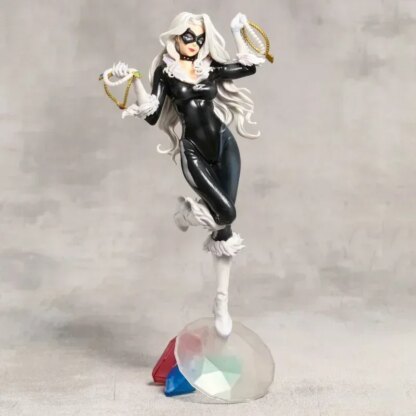 Marvel Bishoujo Statue Black Cat Action Figure Pvc Model Collectible  Display Doll Desktop Ornament Figurine Adult Kids Toy Gift - Image 3