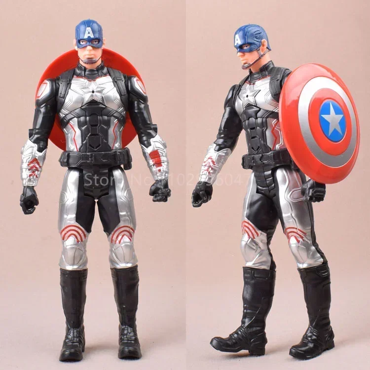 30cm Marvel Figure Avengers Endgame Captain Justice Sound Led Light Super Hero Dolls Toys Pvc Action Figure Model Toy Kids Gift