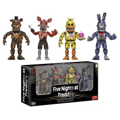 FNAF Bear Midnight Harem At Five Nights Security Breach Bonnie Howth Chica Model Doll Toy For Gift - Image 2