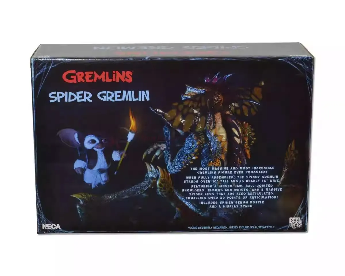 Genuine Original Authentic In Stock Neca Reel Toys Gremlins 2 Spider Gremlin Deluxe Action Figure Model Collection Toys Boxed