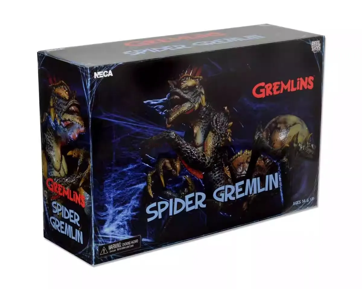 Genuine Original Authentic In Stock Neca Reel Toys Gremlins 2 Spider Gremlin Deluxe Action Figure Model Collection Toys Boxed