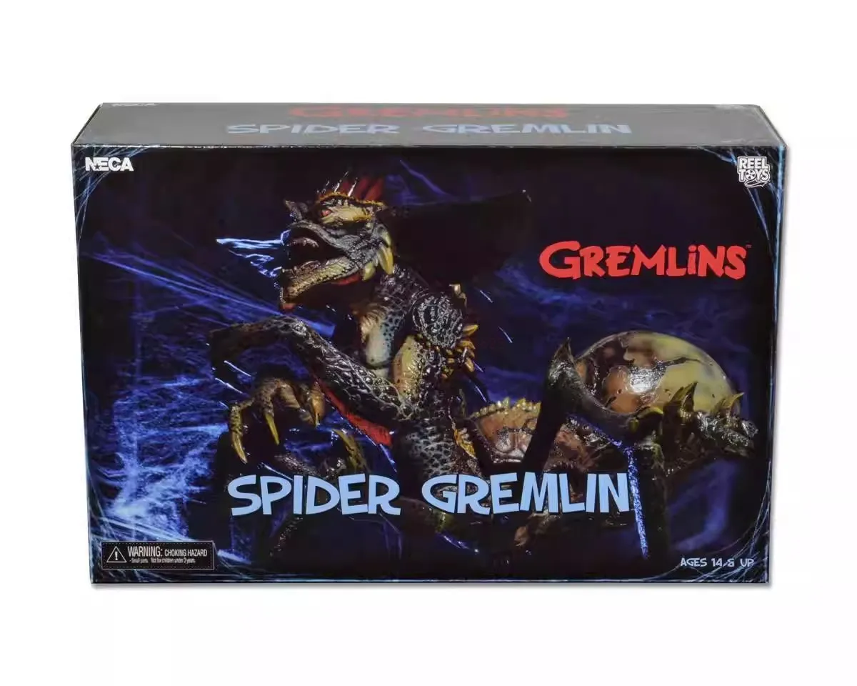 Genuine Original Authentic In Stock Neca Reel Toys Gremlins 2 Spider Gremlin Deluxe Action Figure Model Collection Toys Boxed