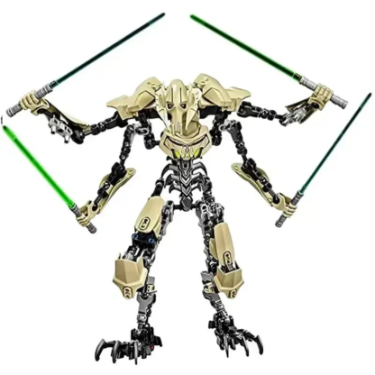 Hot STARS WARS Action Figure General Robot Anime Figure Grievous With Lightsaber Hilt Combat Weapon Model Toy Birthday Gifts