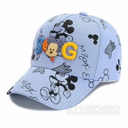 Disney Mickey 2025 New Kids Hat Cartoon Fashion Boys Sun Hat Luxury Brand High Quality Adjustable Outdoor Kids Baseball Cap - Image 2