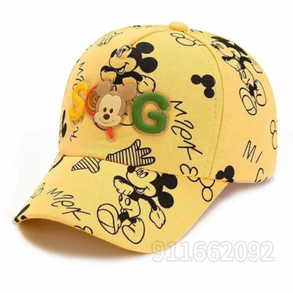 Disney Mickey 2025 New Kids Hat Cartoon Fashion Boys Sun Hat Luxury Brand High Quality Adjustable Outdoor Kids Baseball Cap - Image 3