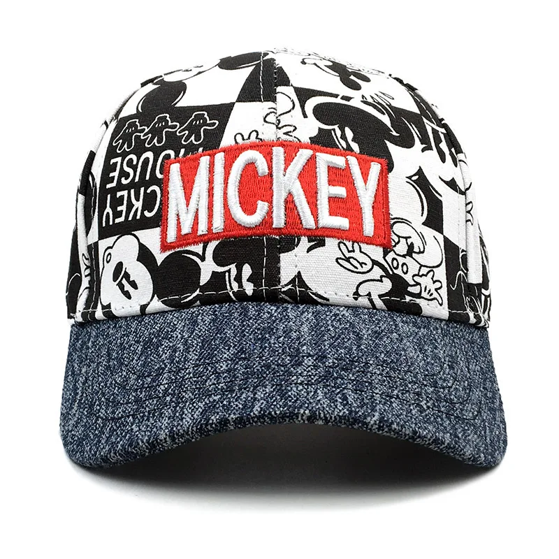 Disney Mickey New Children's Hat Fashion Cartoon Casual Children's Baseball Hat Adjustable Outdoor Children's Hat High Quality