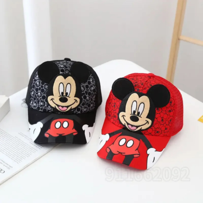 Disney Mickey 2024 New Children's Hat Luxury Brand Fashion Trend Boys Sun Hat Cartoon Adjustable Boys and Girls Baseball Caps - Image 3