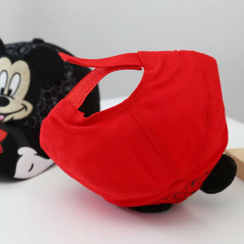 Disney Mickey 2024 New Children's Hat Luxury Brand Fashion Trend Boys Sun Hat Cartoon Adjustable Boys and Girls Baseball Caps