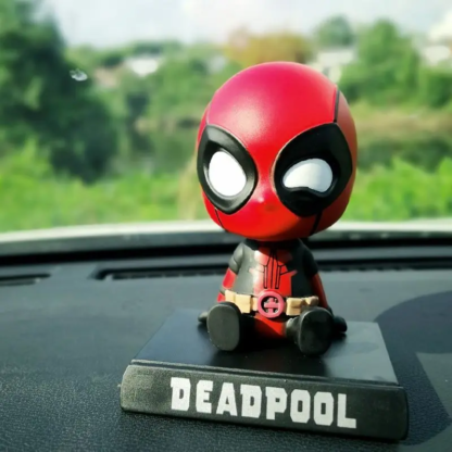 10cm Deadpool Action Figure Cute Version Deadpool Figure Toy Car Decoration Model Doll Statue Kit Collection Kid Christmas Gifts - Image 4