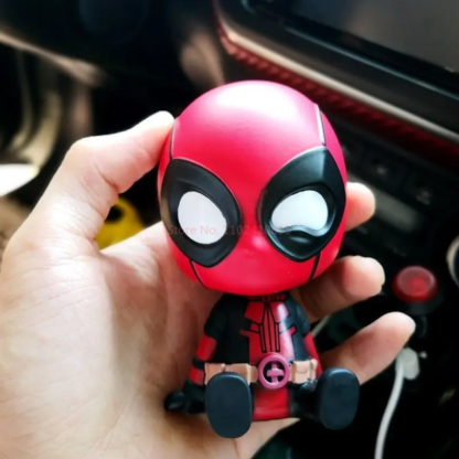 10cm Deadpool Action Figure Cute Version Deadpool Figure Toy Car Decoration Model Doll Statue Kit Collection Kid Christmas Gifts - Image 6